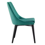 Silla de comedor Viscount de terciopelo de alto rendimiento - Modway