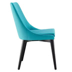 Silla de comedor Viscount de terciopelo de alto rendimiento - Modway