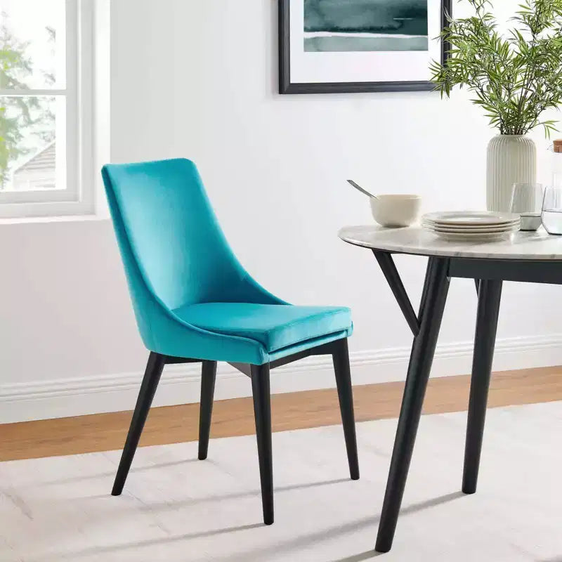 Silla de comedor Viscount de terciopelo de alto rendimiento - Modway