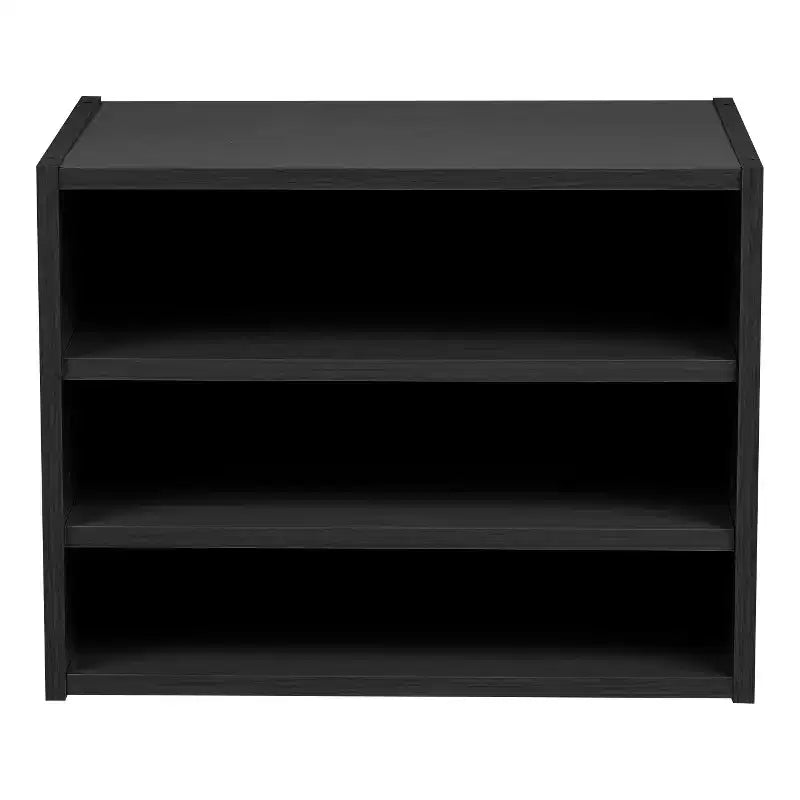 Caja de almacenamiento modular apilable de madera IRIS USA TACHI con estante