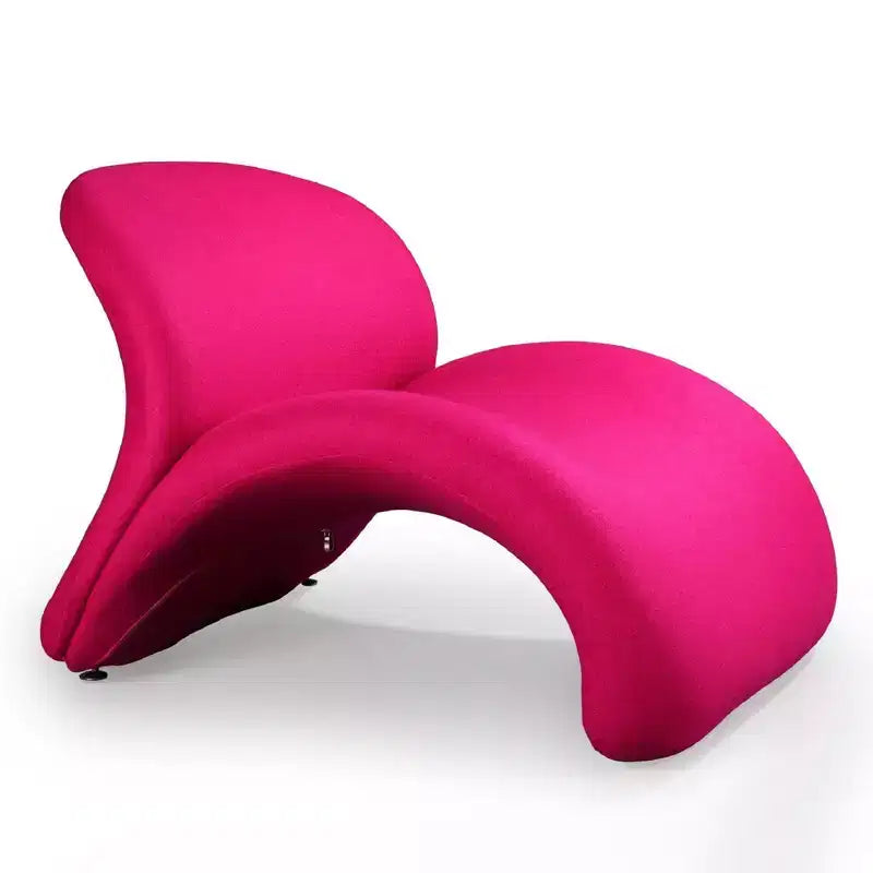 Juego de 2 sillones decorativos Rosebud de mezcla de lana - Manhattan Comfort