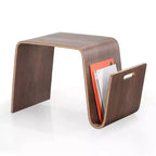 Mesa auxiliar Brookside de madera contrachapada y chapa de fresno - Manhattan Comfort