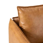 Juego de 2 sillones de cuero vegano con patas de metal Felix Upholstery para sala de estar | KARAT HOME
