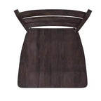 Flash Furniture Liesel - Juego de 2 taburetes de bar comerciales de madera maciza, estilo clásico, con respaldo de escalera, altura de bar