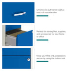 Archivador vertical Space Solutions de 2 cajones y 18 pulgadas de profundidad con ancho para cartas