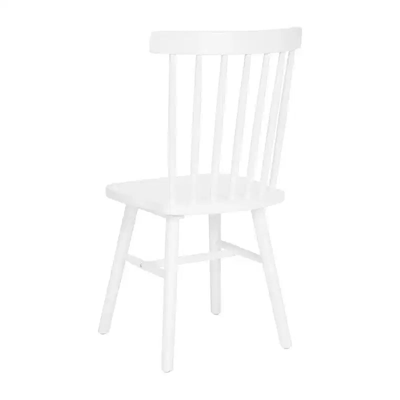 Juego de 2 sillas de comedor Windsor de grado comercial Ingrid de Flash Furniture, sillas de comedor de restaurante de madera maciza sin brazos con respaldo de husillo