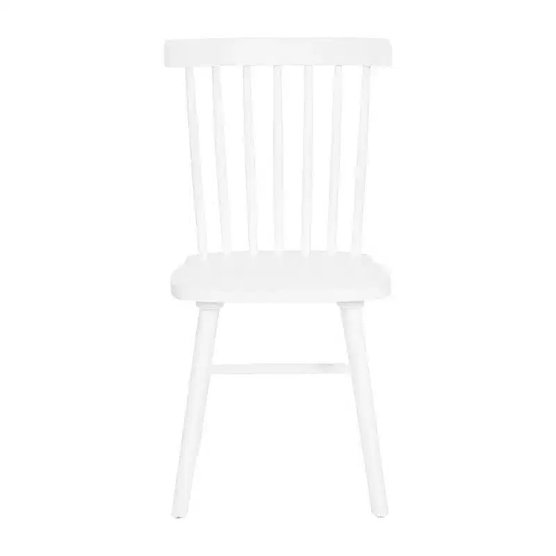 Juego de 2 sillas de comedor Windsor de grado comercial Ingrid de Flash Furniture, sillas de comedor de restaurante de madera maciza sin brazos con respaldo de husillo