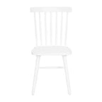 Juego de 2 sillas de comedor Windsor de grado comercial Ingrid de Flash Furniture, sillas de comedor de restaurante de madera maciza sin brazos con respaldo de husillo