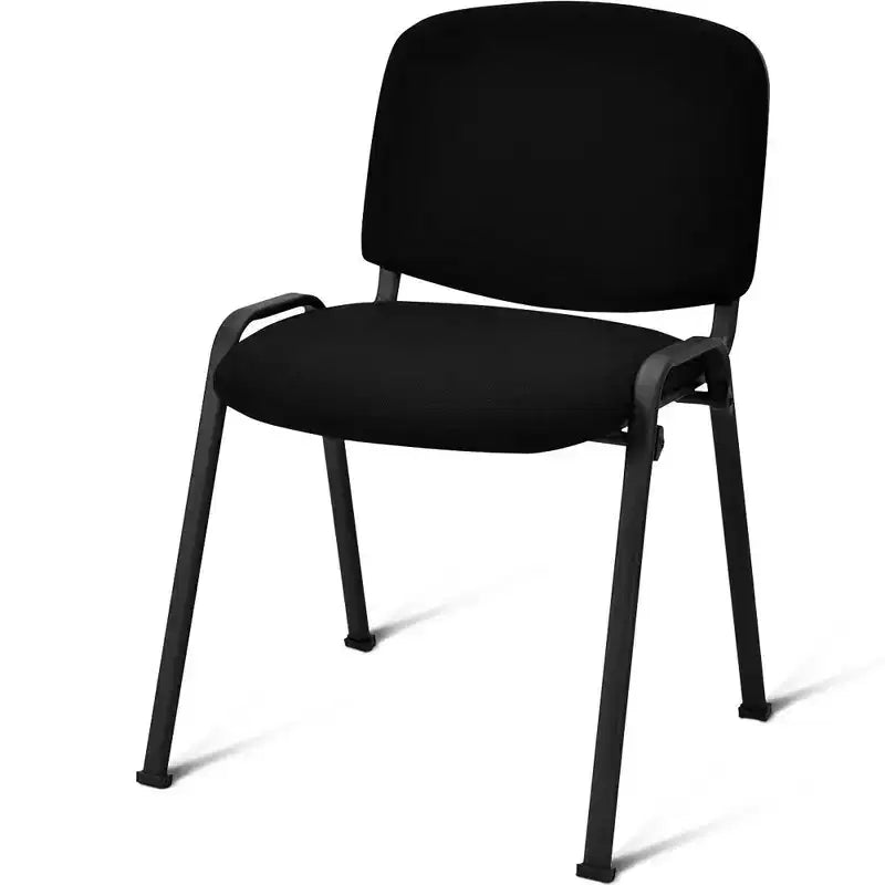 Costway Juego de 10 sillas de oficina para invitados, apilables, para sala de espera o conferencias