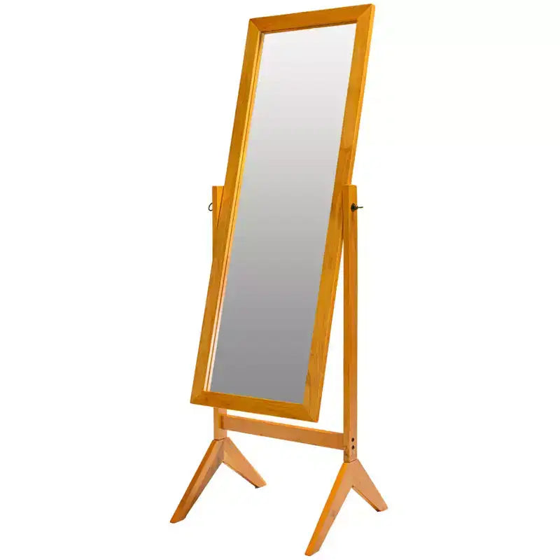 Espejo de pie rectangular de madera tipo Cheval para decoración Legacy