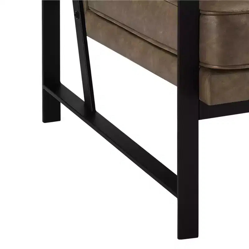 Yaheetech Sillón Retro Tapizado Silla con Brazos