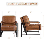 Yaheetech Sillón Retro Tapizado Silla con Brazos