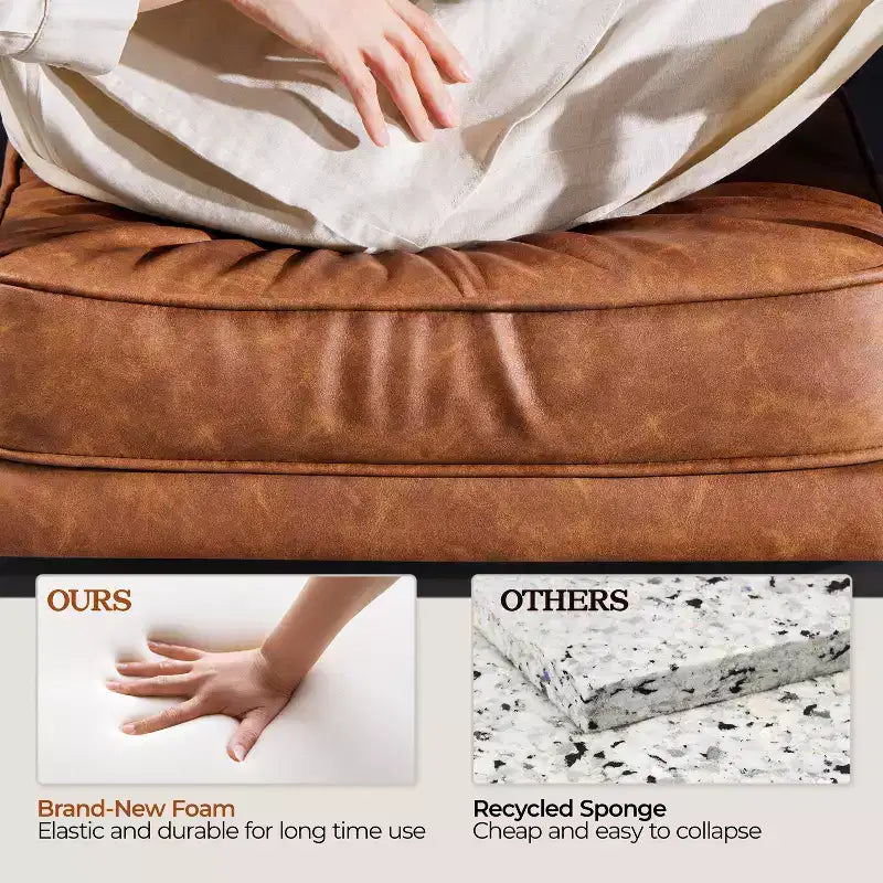 Yaheetech Sillón Retro Tapizado Silla con Brazos