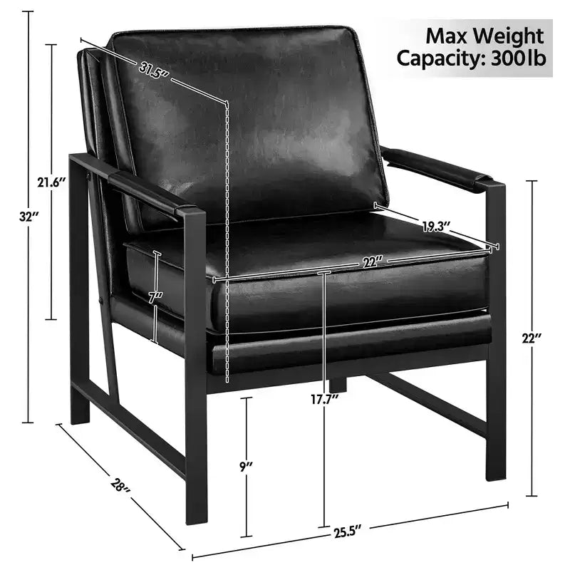 Yaheetech Sillón Retro Tapizado Silla con Brazos