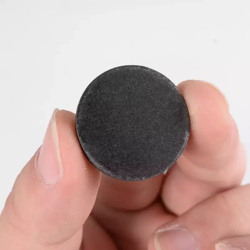 Unique Bargains Cubierta de Fieltro para Patas de Silla de Mesa, Almohadillas Protectoras para Muebles, Negro, 1 pulgada de diámetro, 18 Piezas