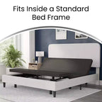 Base de cama ajustable personalizada Emma y Oliver con inclinación motorizada dual de cabecera y pie y montaje rápido y sencillo