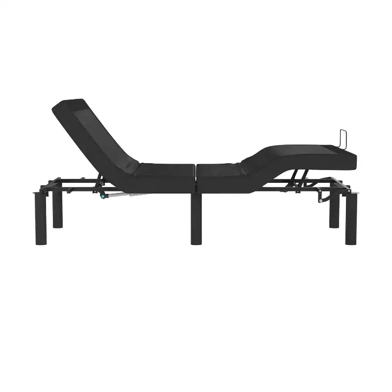 Base de cama ajustable personalizada Emma y Oliver con inclinación motorizada dual de cabecera y pie y montaje rápido y sencillo