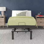 Base de cama ajustable personalizada Emma y Oliver con inclinación motorizada dual de cabecera y pie y montaje rápido y sencillo