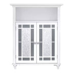 Teamson Home Windsor 26.5 x 34 2-Door Floor Storage Cabinet, White