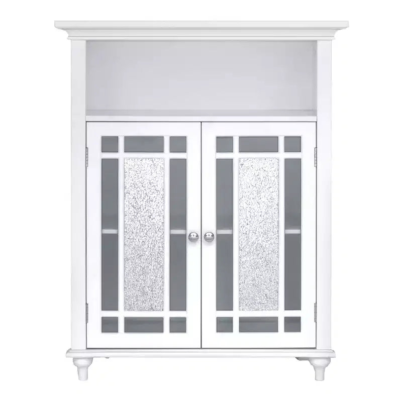 Teamson Home Windsor 26.5 x 34 2-Door Floor Storage Cabinet, White