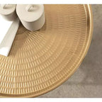 Mesa de centro redonda de metal Kate y Laurel Mahdavi, 25.5x25.5x15.5, oro