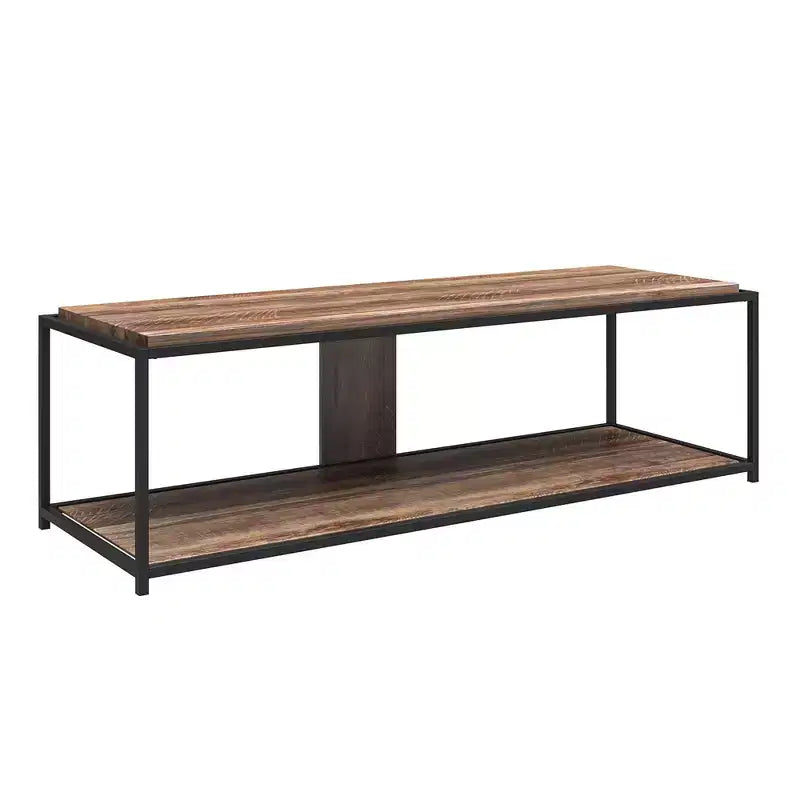 Mueble de TV Fayette de RealRooms para televisores de hasta 65", Roble envejecido