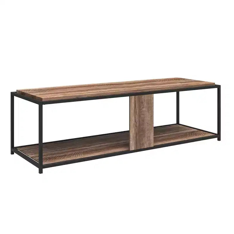 Mueble de TV Fayette de RealRooms para televisores de hasta 65", Roble envejecido