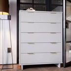 Cómoda alta moderna Granville de 5 cajones - Manhattan Comfort
