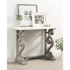 Mesa de consola de madera Kate y Laurel Wyldwood