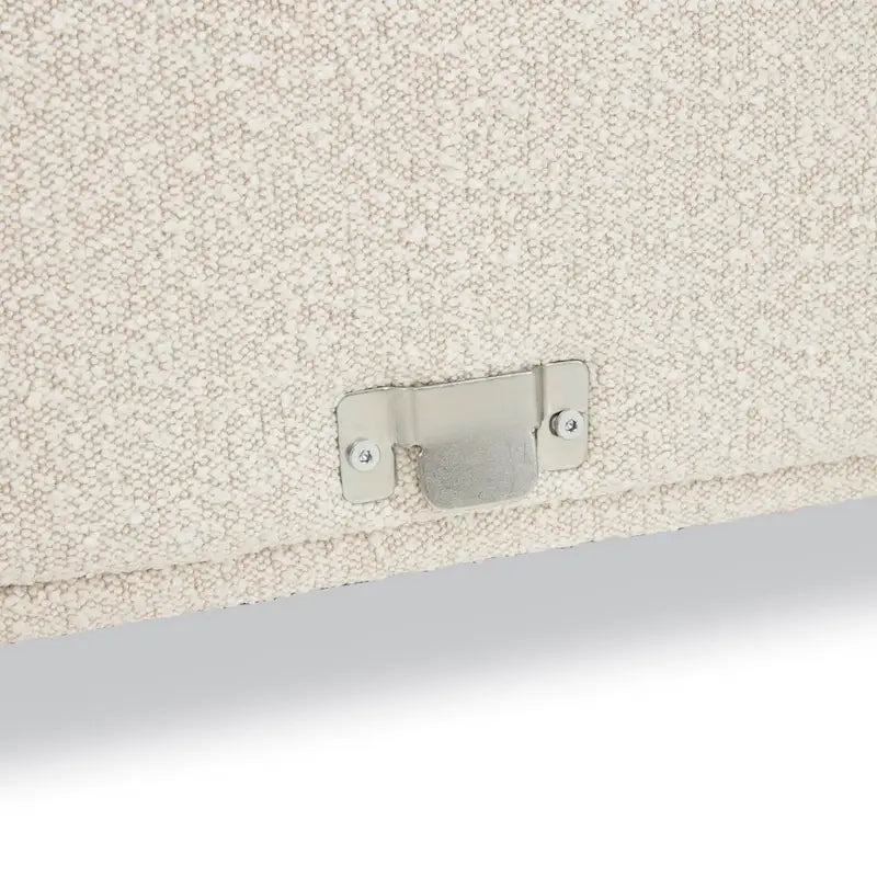Sofá seccional de tela de 113" con diván
