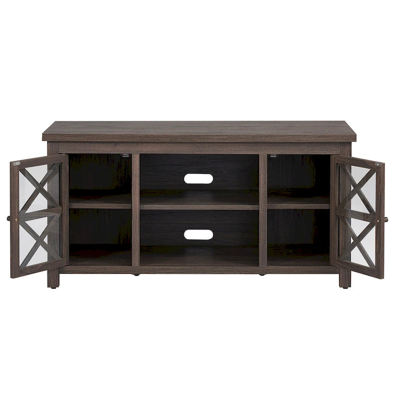 Mueble para TV de 47 pulgadas con armarios de almacenamiento