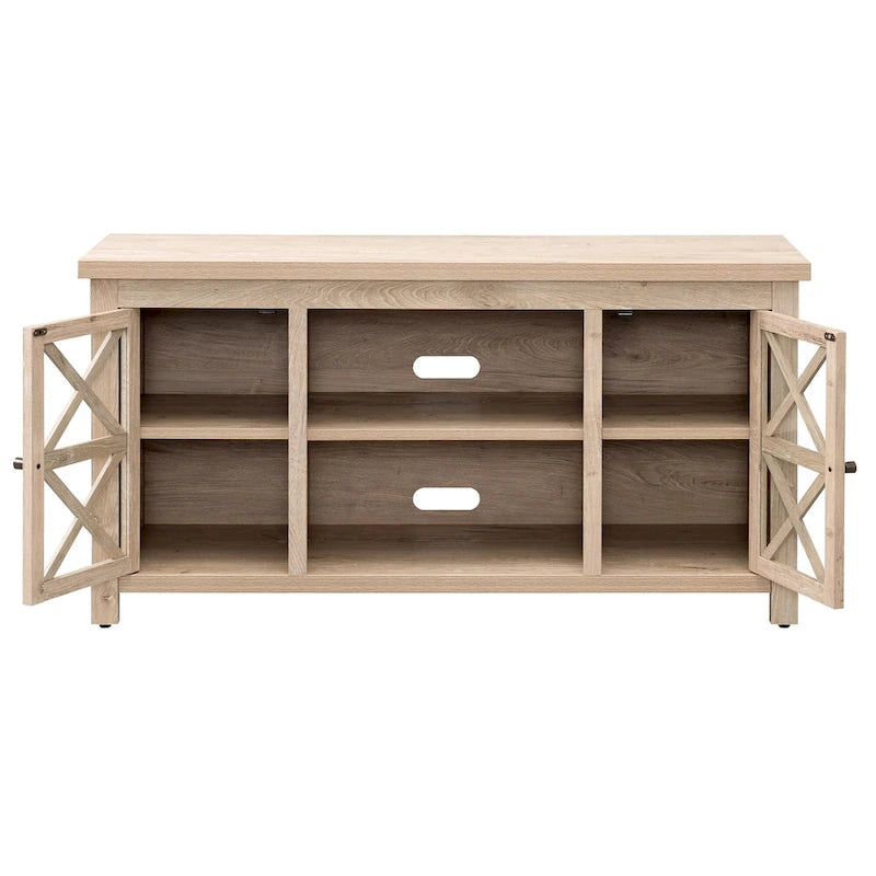 Mueble para TV de 47 pulgadas con armarios de almacenamiento