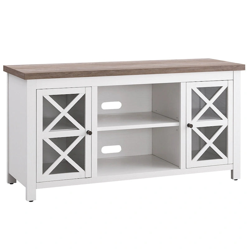 Mueble para TV de 47 pulgadas con armarios de almacenamiento