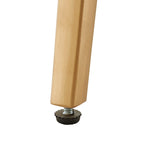 Silla de Comedor de Tela con Acabado Dorado (Juego de 2)