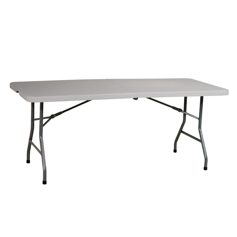 Mesa plegable multiusos de resina de 1,8 m