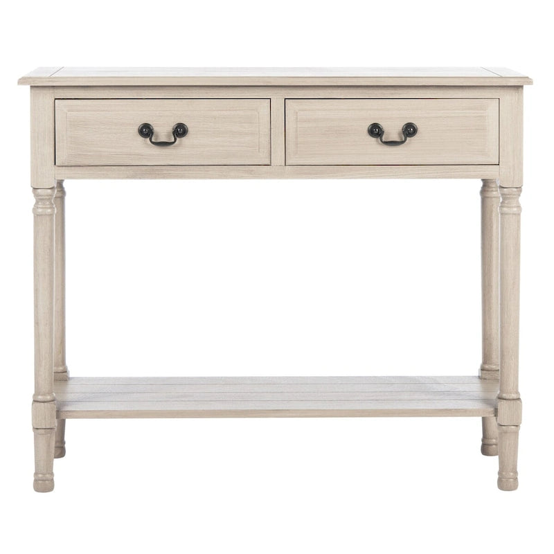 Mesa consola de 2 cajones - 35.5"An x 13"Prof x 29.5"Al