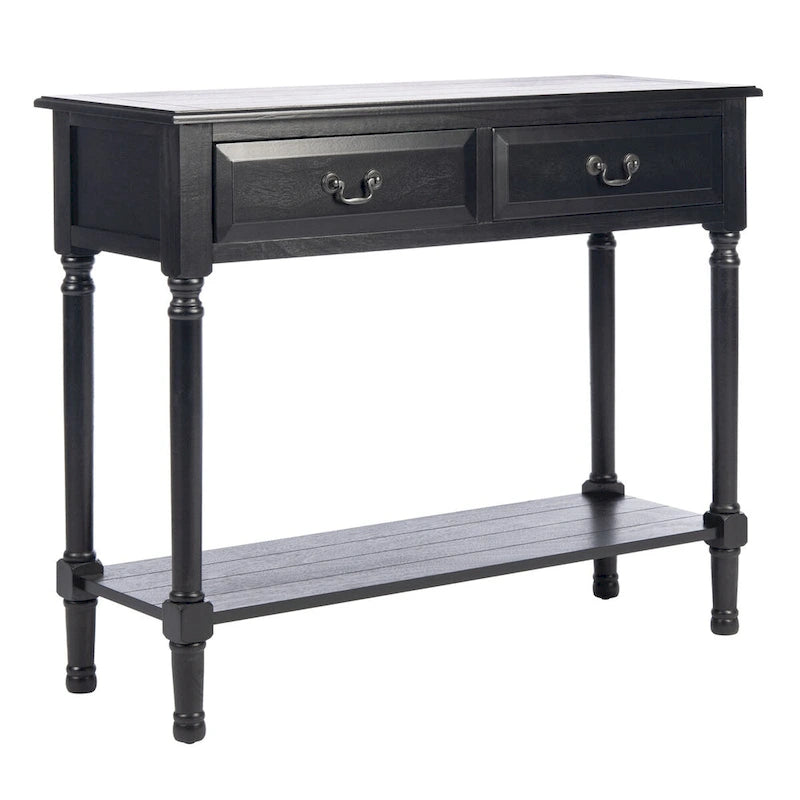 Mesa consola de 2 cajones - 35.5"An x 13"Prof x 29.5"Al