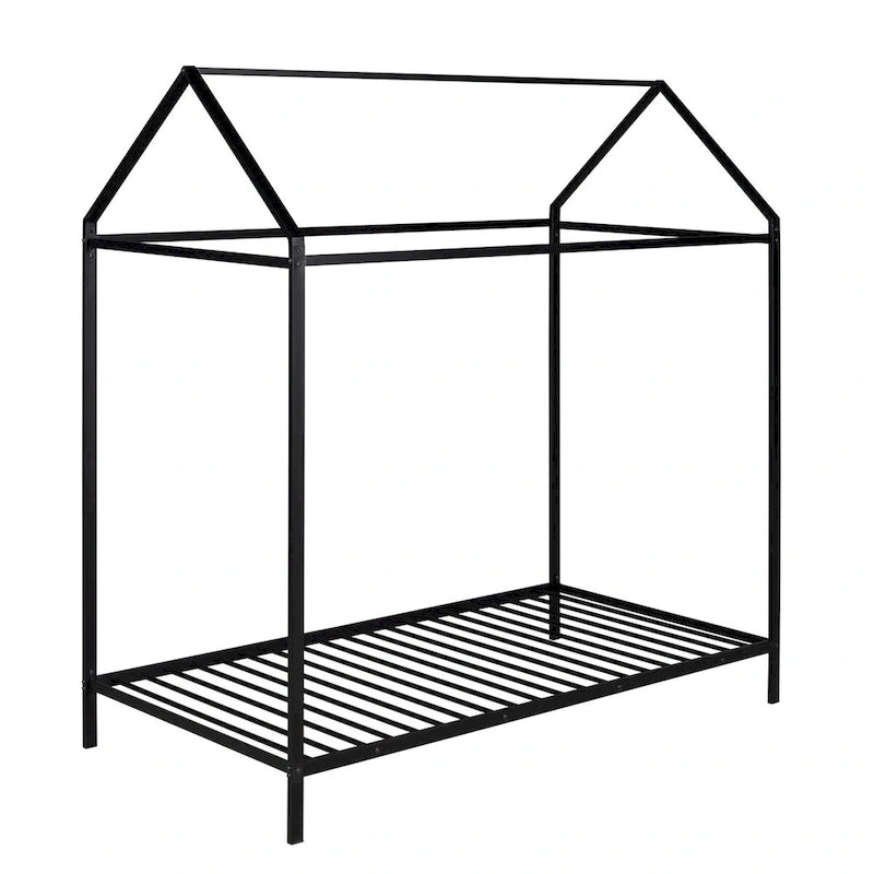 Cama Nido de Metal para Niños Tamaño Individual