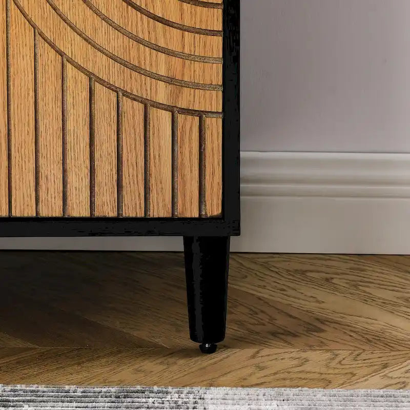 Mueble de Almacenamiento Independiente con 2 Puertas y Estantes Ajustables