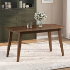 Mesa de Comedor de Madera de Caucho Darien de Mediados de Siglo de Christopher Knight Home, Nogal