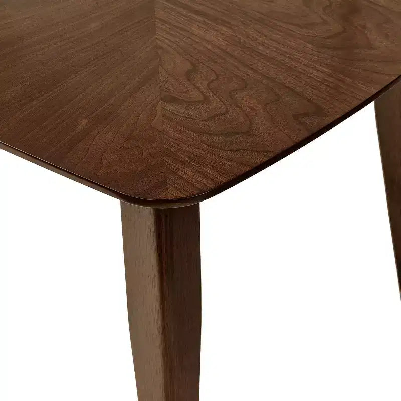Mesa de Comedor de Madera de Caucho Darien de Mediados de Siglo de Christopher Knight Home, Nogal