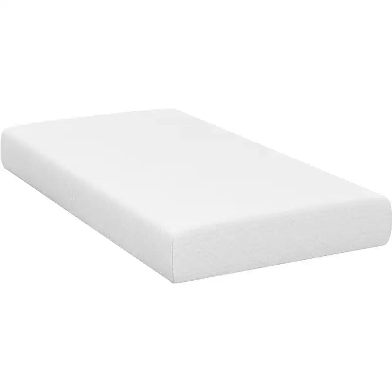 Colchón Yaheetech de espuma viscoelástica de 8 pulgadas con gel y aroma a té verde, tecnología de enfriamiento, 3 capas de espuma