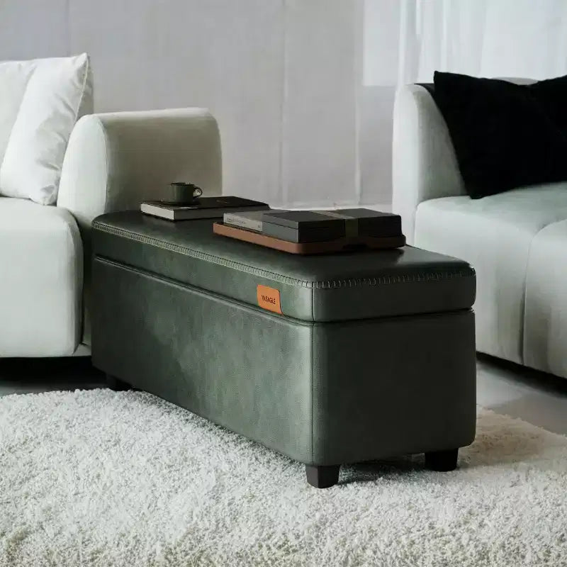 Banco otomano de almacenamiento, banco de dormitorio con almacenamiento, banco de entrada, otomano con bisagras de seguridad de almacenamiento, carga 300 kg