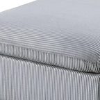 Sofá modular seccional de 8 piezas con otomana, tapizado en pana