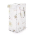 Sweet Jojo Designs Girl Foldable Laundry Hamper with Handles Desert Sun Pink Beige