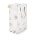 Sweet Jojo Designs Girl Foldable Laundry Hamper with Handles Desert Sun Pink Beige