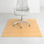 Alfombrilla rectangular para silla de bambú (72 x 48 pulgadas)