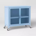 2 Door Metal Rolling Locker Storage Cabinet - Room Essentials