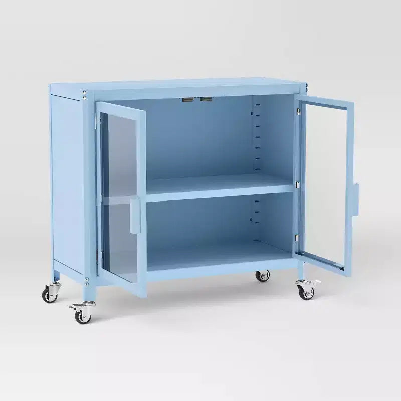 Armario metálico con ruedas y 2 puertas - Room Essentials