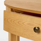 Mesa Consola Harriett de Madera Natural - Threshold diseñada con Studio McGee